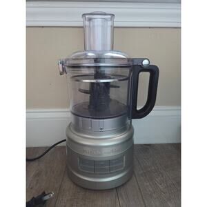 KitchenAid 7-Cup Food Processor Silver Contour KFP0718CU Blades & Discs
